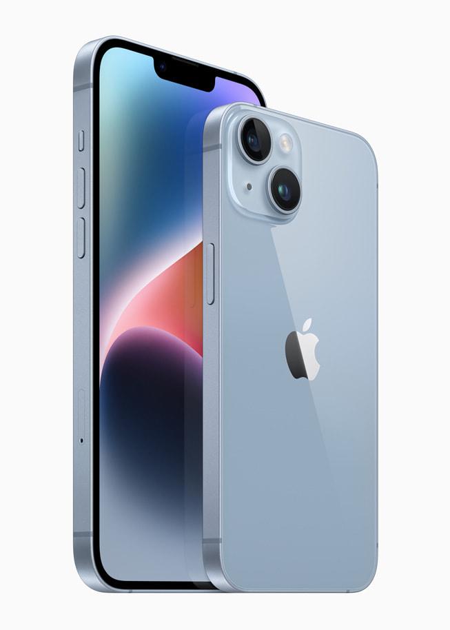 Apple iPhone 14 - 5G smartphone - dual SIM /Memoria Interna 128 GB - display OLED - 6.1" - 2532 x 1170 pixel - 2x fotocamere posteriori 12 MP, 12 MP - front camera 12 MP - blu