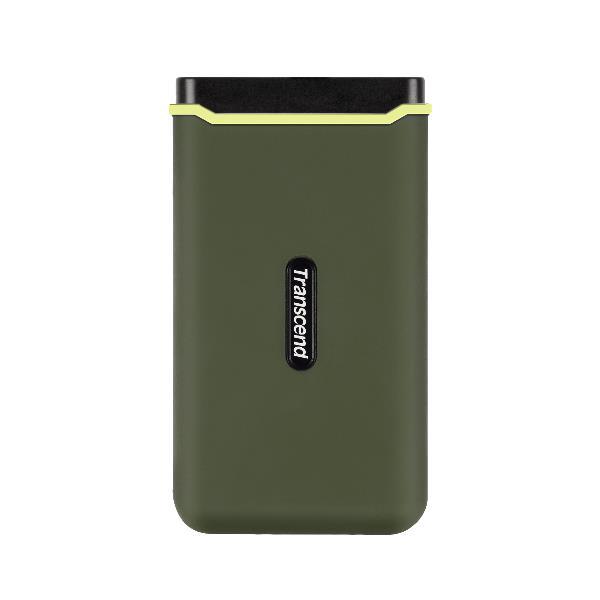 Transcend ESD380C - SSD - 1 TB - esterno (portatile) - USB 3.2 Gen 2x2 - verde militare