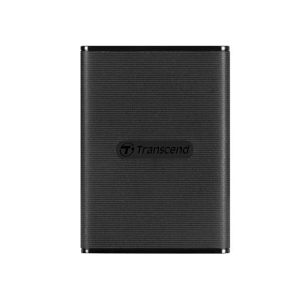 Transcend ESD270C - SSD - 500 GB - esterno (portatile) - USB 3.1 Gen 2 - 256 bit AES - nero