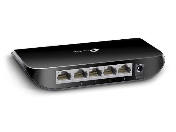 TP-Link TL-SG1005D 5-Port Gigabit Desktop Switch - Switch - 5 x 10/100/1000 - desktop