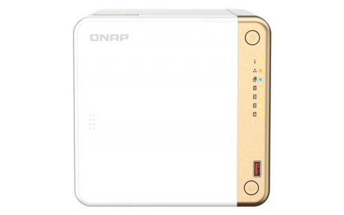 QNAP TS-462 - Server NAS - 4 alloggiamenti - SATA 6Gb/s - RAID RAID 0, 1, 5, 6, 10, JBOD - RAM 4 GB - 2.5 Gigabit Ethernet - iSCSI supporto