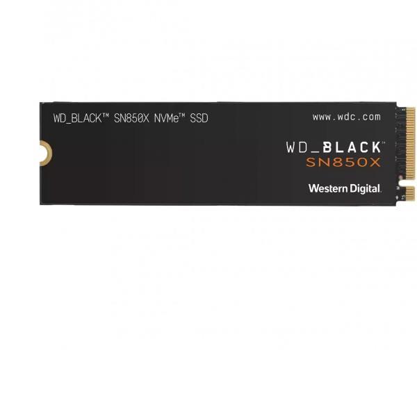 WESTERN DIGITAL BLACK SN850X SSD 1.000GB M.2 2280 NVME PCIE GEN4 CON DISSIPATORE TERMICO CON VELOCITÀ DI FINO A 7.300 MB/S BLACK