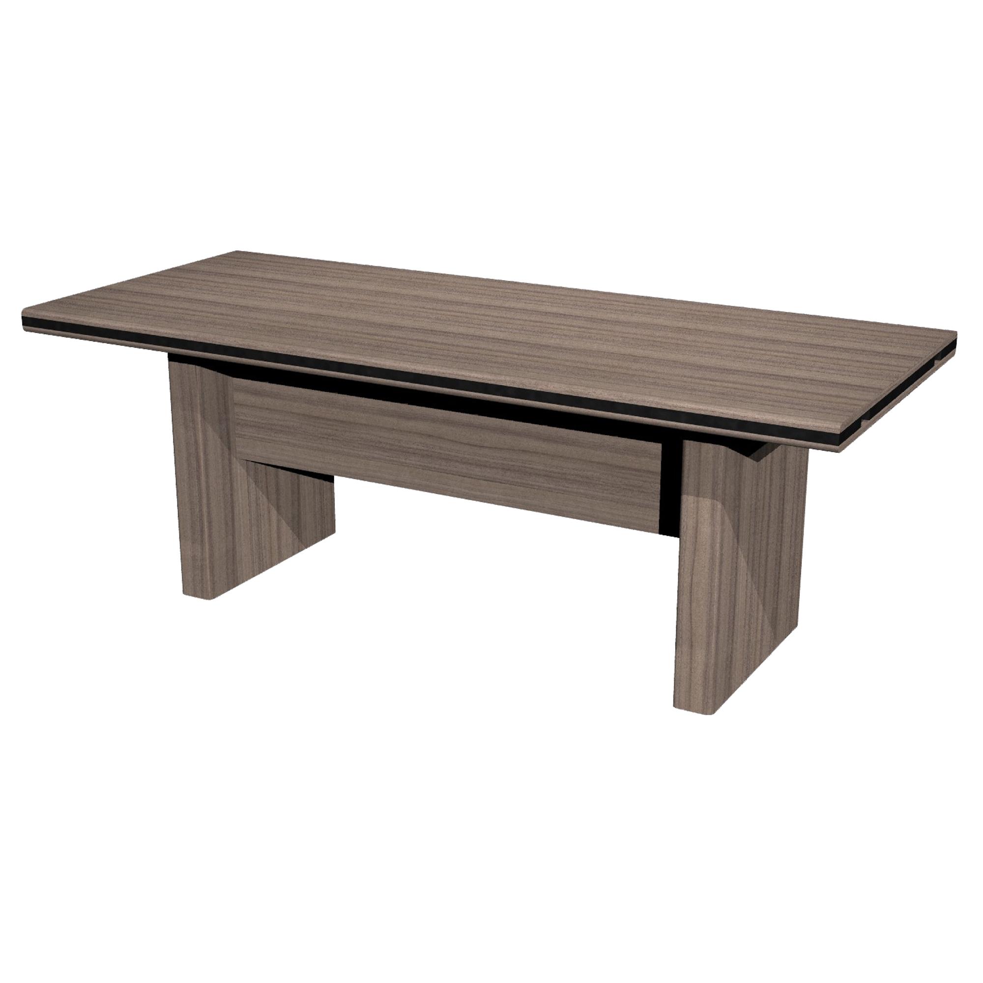 Scrivania direzionale Elegance - 210 x 90 cm - noce toscano