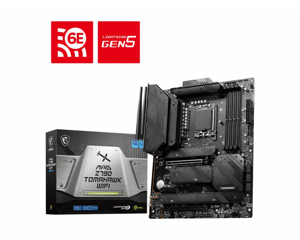 MSI MAG Z790 TOMAHAWK WIFI SCHEDA MADRE Intel Z790 LGA 1700 ATX DIMM DDR5 WIFI 6E SATA3 M.2