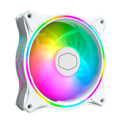 COOLER MASTER MF120 HALO 3IN1 WHITE EDITION RGB 3xVENTOLE MASTERFAN MF120 HALO 120MM CON CONTROLLER RGB BIANCO
