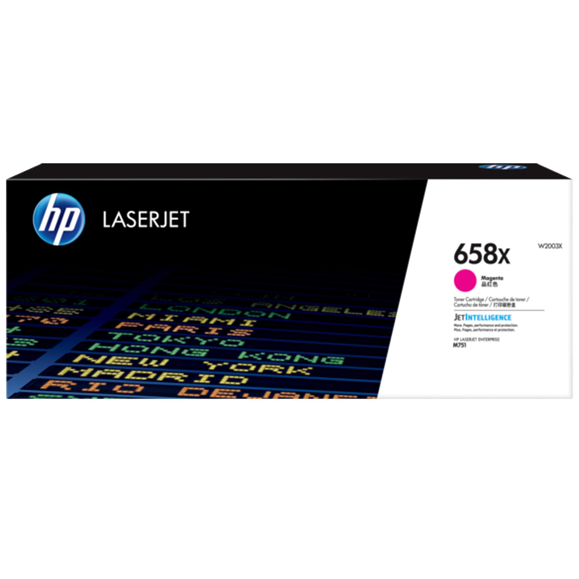 Hp - Toner originale - LaserJet HP 658X - Magenta - W2003X - ad alta capacità