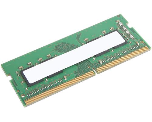 Lenovo - DDR4 - modulo - 4 GB - SO DIMM 260-pin - 3200 MHz / PC4-25600 - senza buffer - non ECC - CRU - verde - per ThinkCentre M70a; M70q; M80q; M90a; M90q; ThinkPad E14 Gen 2; E15 Gen 2; L14 Gen 1; L15 Gen 1; ThinkStation P340 (Tiny); V14-ADA; V14-ARE;