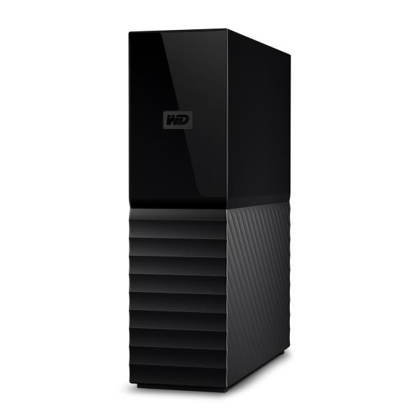WD My Book WDBBGB0080HBK - HDD - crittografato - 8 TB - esterno (desktop) - USB 3.0 - 256 bit AES - nero