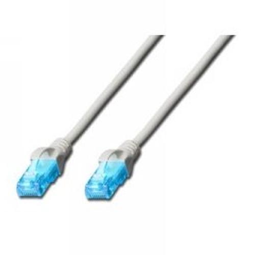 DIGITUS CAVO DI RETE UTP CAT 5E NON SCHERMATO 25cm GRIGIO