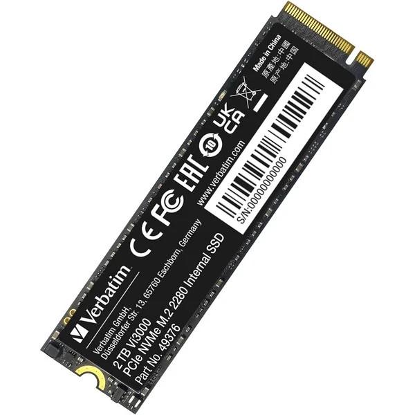 VERBATIM Vi3000 SSD 2.000GB M.2 NVMe PCIe Gen …