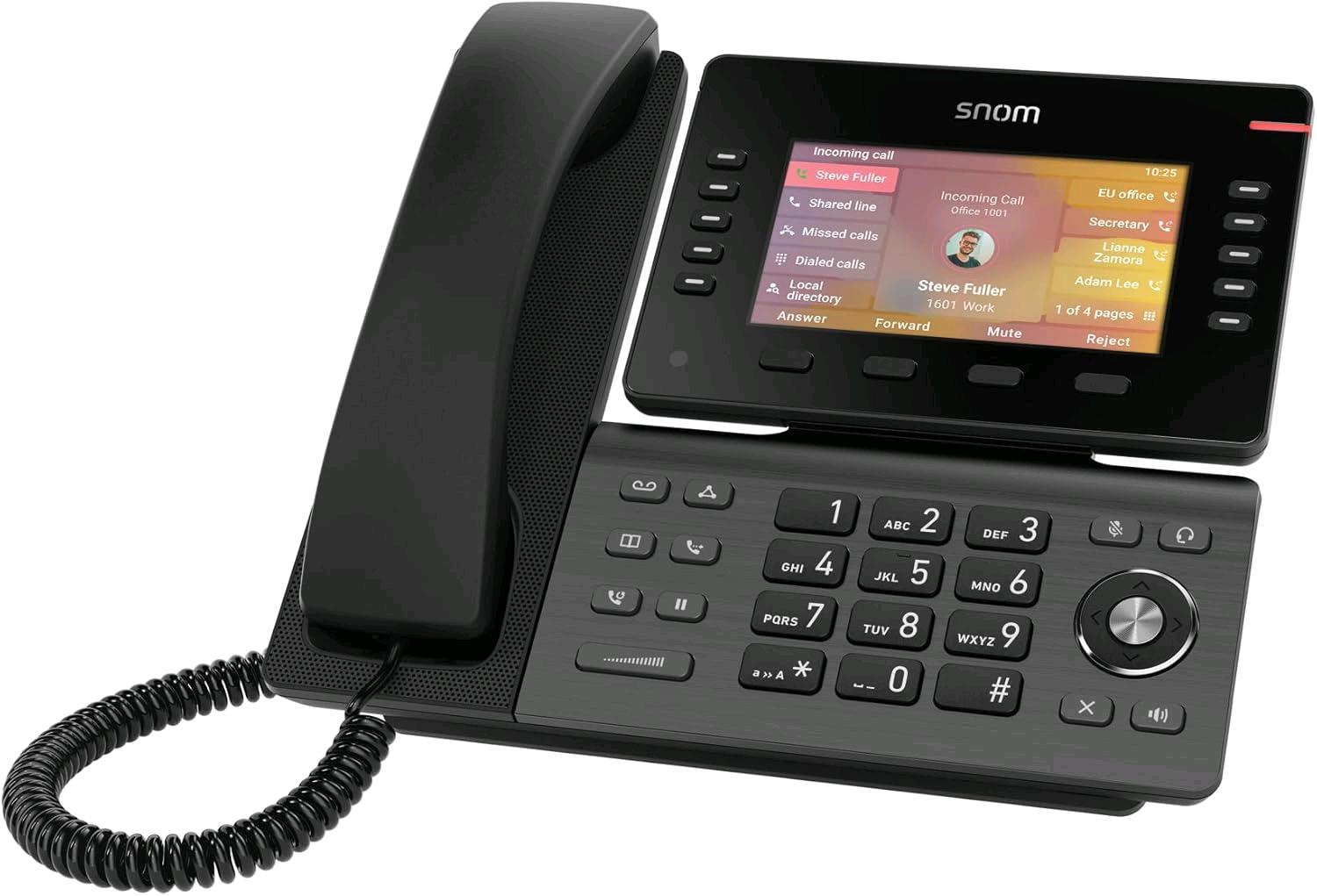 SNOM D865 TELEFONO VOIP CON DISPLAY IPS A …