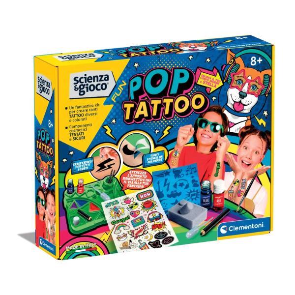 CLEMENTONI SCIENZA E GIOCO TATTOO POP SET TATUAGGI …