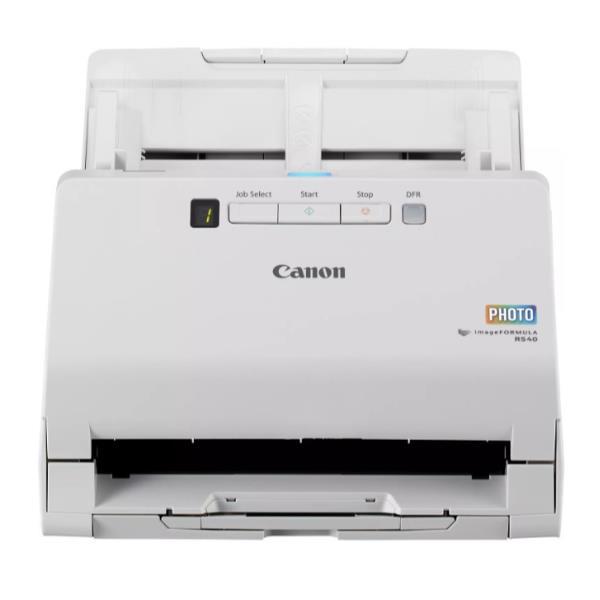 Canon imageFORMULA RS40 - Scanner documenti - CMOS/CIS - Duplex - 216 x 3000 mm - 600 dpi x 600 dpi - fino a 40 ppm (mono) / fino a 30 ppm (colore) - ADF (Alimentatore automatico documenti) (60 fogli) - USB 2.0