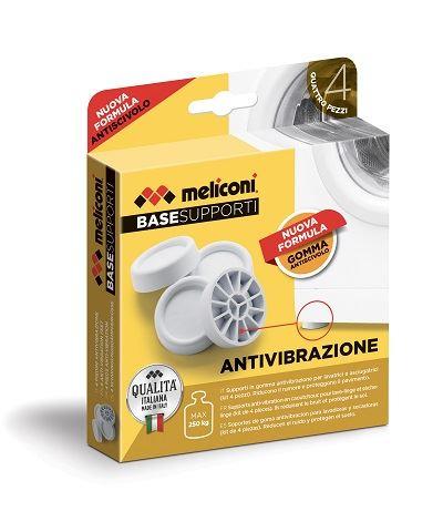 MELICONI PIEDINI IN GOMMA ANTIVIBRAZIONE PER LAVATRICI E ASCIUGATRICI (KIT 4 PEZZI)