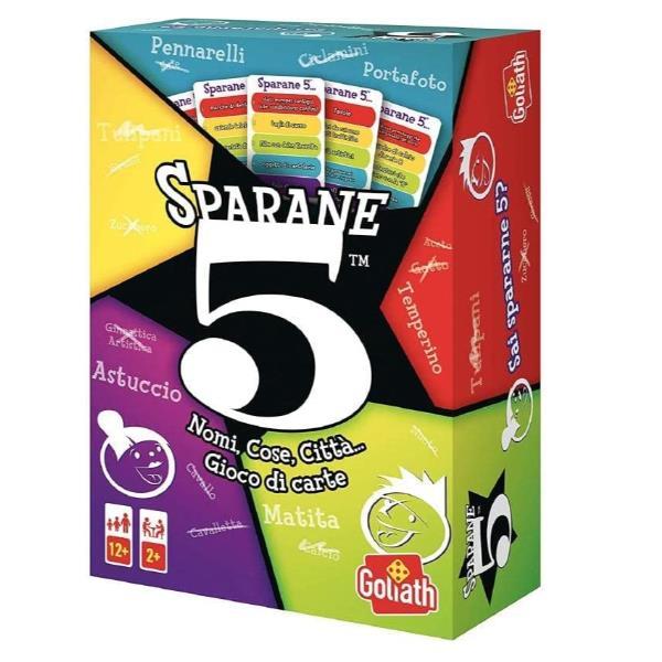 GOLIATH SPARANE 5 GIOCO DI CARTE E DOMANDE