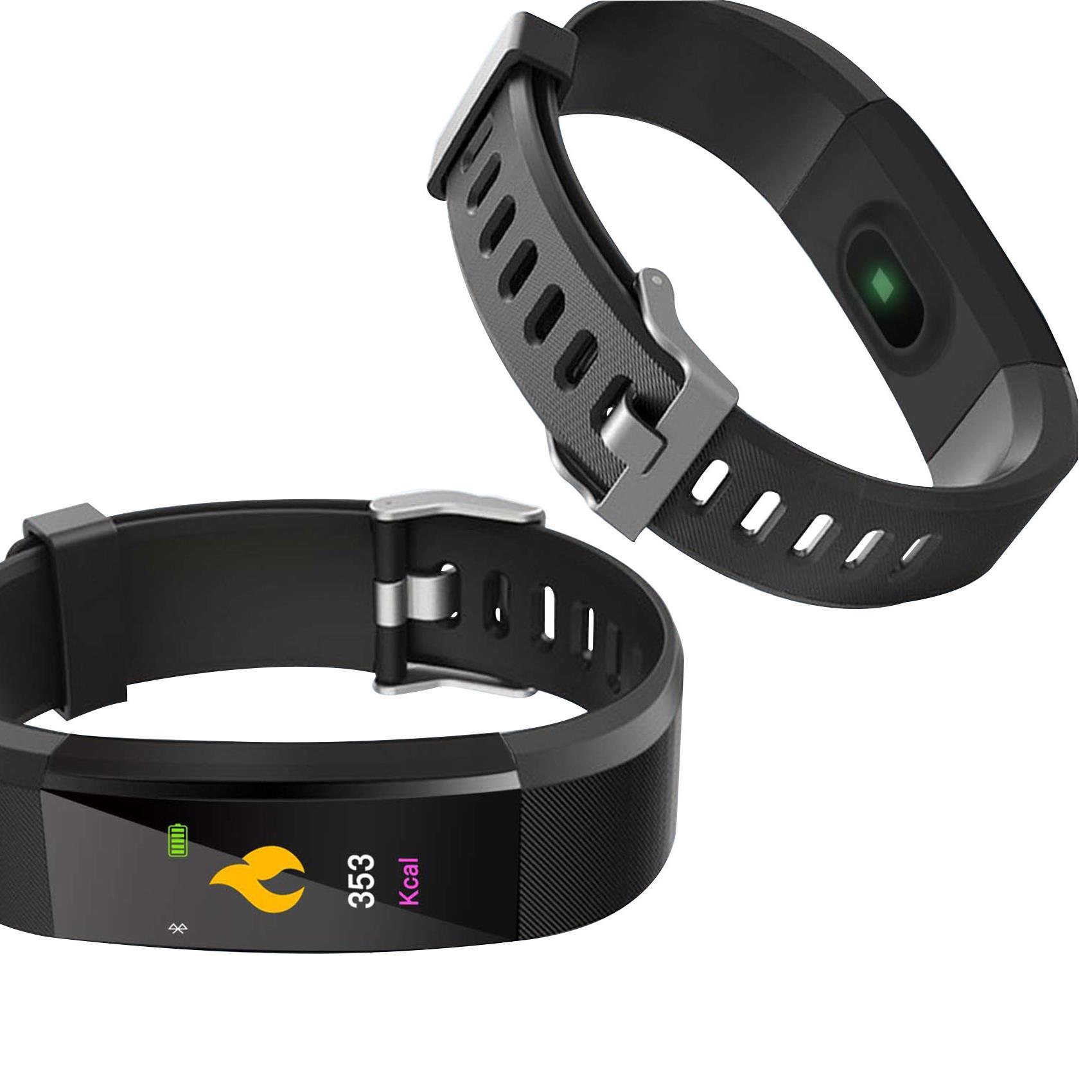 Celly TrainerThermo - Nero - sistema di monitoraggio attività con cinturino - schermo 0.96" - 42 g