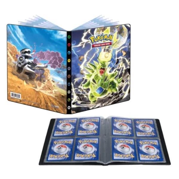 POKEMON PORTFOLIO SCARLATTO & VIOLETTO 03 ALBUM COMPOSTO DA 10 PAGINE E 4 TASCHE