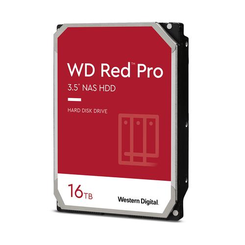 WD Red Pro NAS Hard Drive WD161KFGX - HDD - 16 TB - interno - 3.5" - SATA 6Gb/s - 7200 rpm - buffer: 512 MB