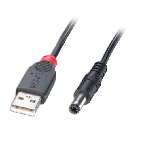 Lindy Cavo da USB 2.0 Tipo A a 5.5mm DC, 1.5m