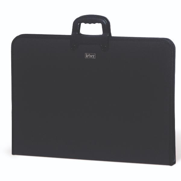 LEBEZ VALIGETTA PORTADISEGNI IN PP 55X38X3 CM NERO