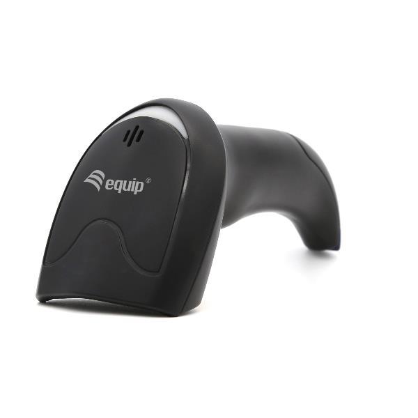 EQUIP 351022 LETTORE CODICI A BARRE USB 1D LASER CON STAND SUPPORTO NERO