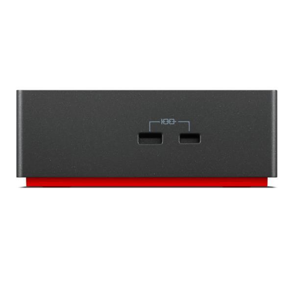Lenovo ThinkPad Universal USB-C Dock - Docking station - USB-C - HDMI, 2 x DP - GigE - 90 Watt - per ThinkBook 13x G2 IAP; 14s Yoga G2 IAP; ThinkPad L13 Yoga Gen 3; T14s Gen 3; X1 Nano Gen 2