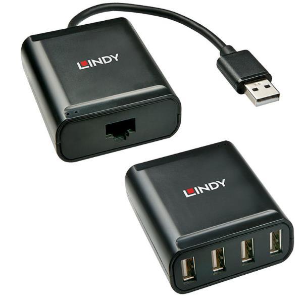 LINDY EXTENDER USB 2.0 4 PORTE