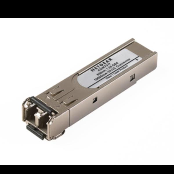 NETGEAR PROSAFE GBIC MODULE 1000BASE-SX FIBER SFP CONVERTITORE MULTIMEDIALE DI RETE 65 NM