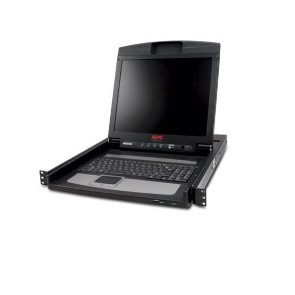 APC LCD Console - Console KVM - 17" - montabile in rack - 1280 x 1024 @ 75 Hz - nero - 1U - per P/N: AR3106SP, SMX1000C, SMX1500RM2UC, SMX1500RM2UCNC, SMX750C, SMX750CNC, SRT5KRMXLW-TW