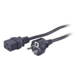 APC - Cavo di alimentazione - IEC 60320 C19 a power CEE 7/7 (M) - 230 V c.a. V - 2.5 m - nero - per P/N: SMT2200I-AR, SMT2200R2I-AR, SMT3000I-AR, SMT3000R2I-AR, SRT1500XLI, SRT2200XLI-KR