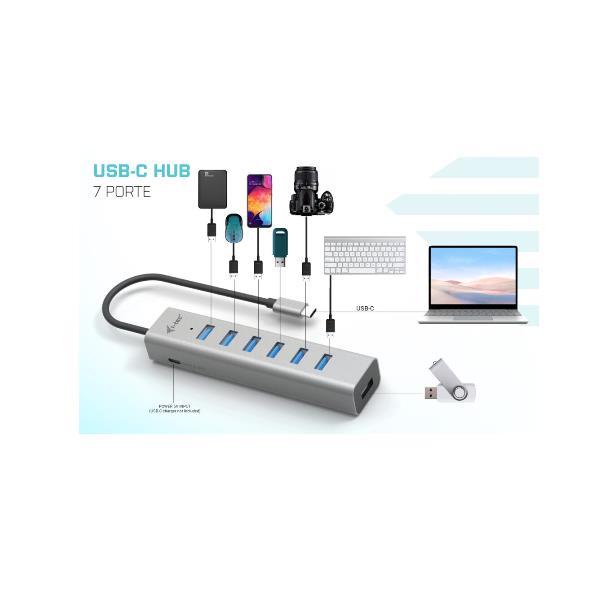 i-Tec - Hub - 7 x USB 3.2 …