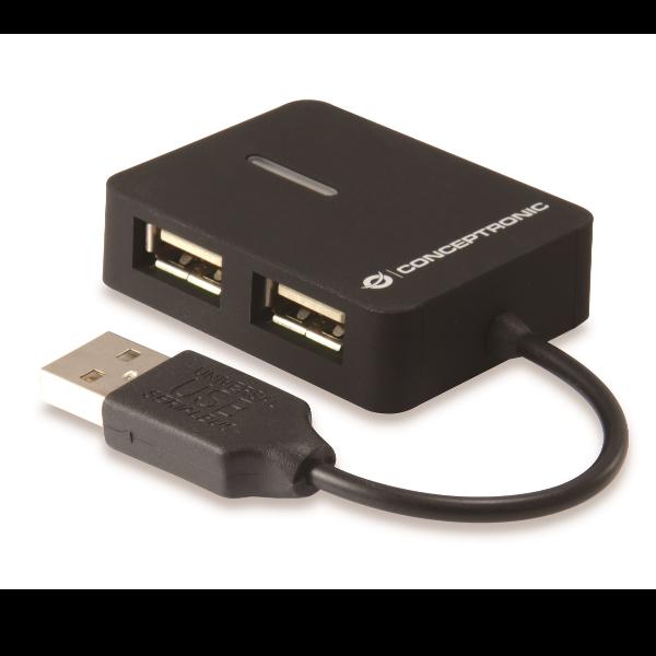 Conceptronic C4PUSB2 - Hub - 4 x USB 2.0 - desktop