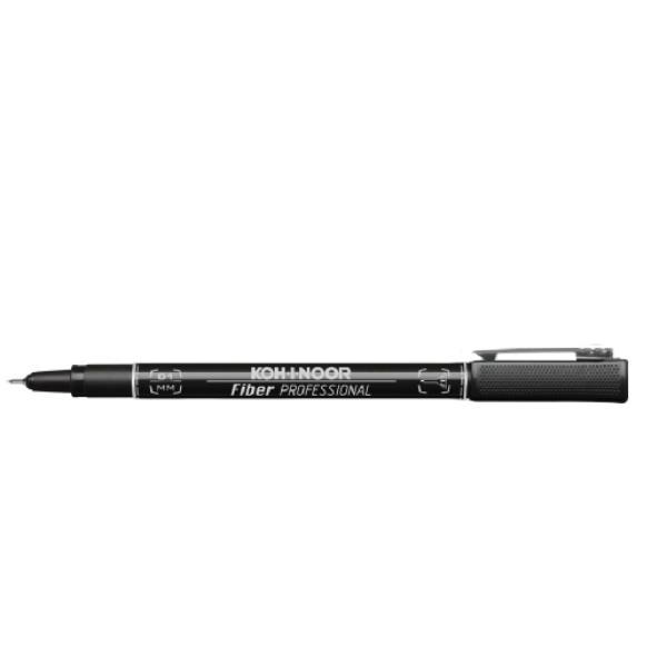 KOH-I-NOOR PENNE A FIBRA TRATTO 0.1 mm INCHIOSTRO NERO CONF 10 Pz.