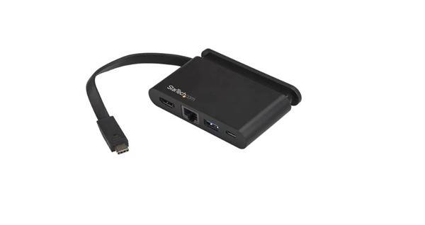StarTech.com Adattatore USB C a HDMI 4K - 100W PD 3.0 Pass-Through, 1x USB-A, 1x USB-C, GbE - Docking station TB3/USB Type-C (DKT30CHCPD) - Docking station - USB-C - GigE