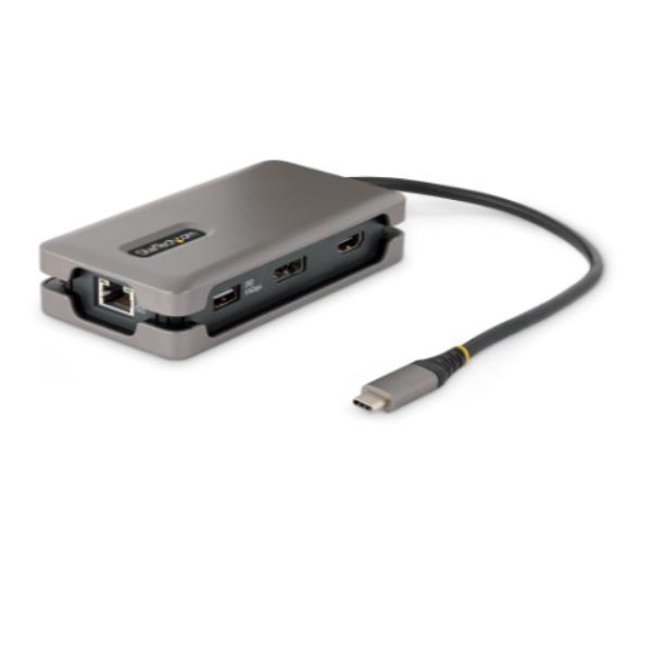 StarTech.com USB-C Multiport Adapter, 4K 60Hz HDMI/DP Video, …