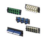 Panduit Opticom Fiber Adapter Panels - Pannello cablaggio - blu - 6 porte
