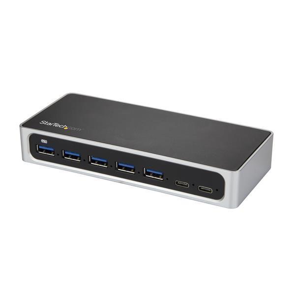 StarTech.com Hub USB-C a 7 porte - 5x USB-A + 2 USB-C - USB 3.0 - Hub Alimentato USB Tipo C - Hub - 5 x SuperSpeed USB 3.0 + 2 x USB-C - desktop