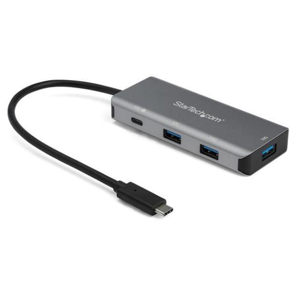 StarTech.com Hub USB-C a 4 porte con Power Delivery- 10 Gbps - 3 USB-A e 1 USB-C (HB31C3A1CPD3) - Hub - 1 x USB-C + 3 x USB 3.1 - desktop - per P/N: PEXUSB321C
