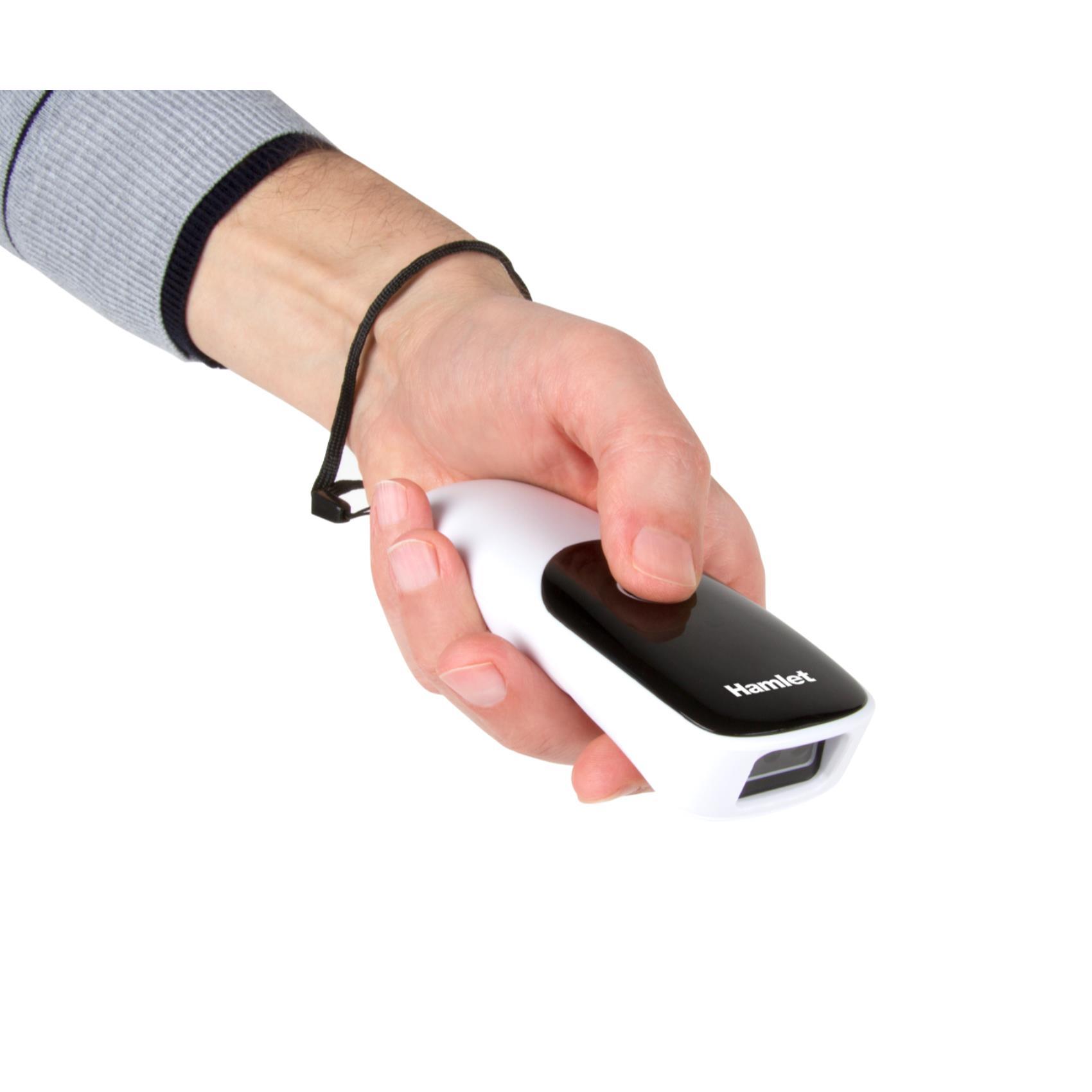Hamlet HBCS-2DUWB - Scanner per codici a barre - portatile - con decodifica - Bluetooth, USB, RF(2.4 GHz)