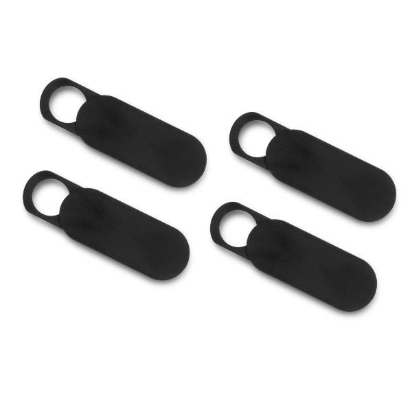 HAMLET PRIVACY COVER WEBCAM PER NOTEBOOK CONFEZIONE 4 PEZZI NERO