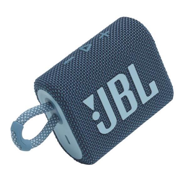 JBL Go 3 - Altoparlante - portatile - senza fili - Bluetooth - 4.2 Watt - blu