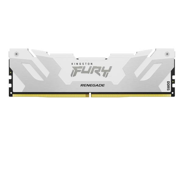 Kingston FURY Renegade - DDR5 - modulo - 16 GB - DIMM 288-PIN - 7200 MHz / PC5-57600 - CL38 - 1.45 V - on-die ECC - bianco