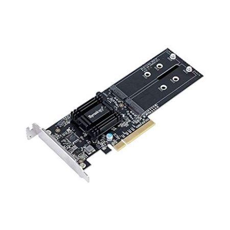 Synology M2D18 - Adattatore vano unita' di memorizzazione - slot d'espansione per 2 x M.2 - M.2 Card - PCIe 2.0 x8