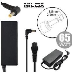 NILOX NLX65W-AR02 ALIMENTATORE PER ACER 65W 19V 3.42A 5.5 X 2.5MM NERO