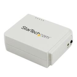 StarTech.com Server di Stampa Wireless N ad 1 porta USB con porta ethernet 10/100 Mbps - WiFi Print Server USB - 802.11 b/g/n - Server di stampa - USB 2.0 - 10/100 Ethernet x 1 - bianco