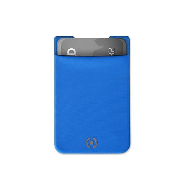 CELLY TASCA ADESIVA PER SMARTPHONE IN TESSUTO BLU