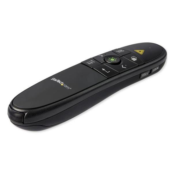 StarTech.com Telecomando Presentazione per PC Portatile con Puntatore Laser - 27 m - Clicker Presentazione USB per Mac e Windows - Telecomando presentazioni - RF - nero