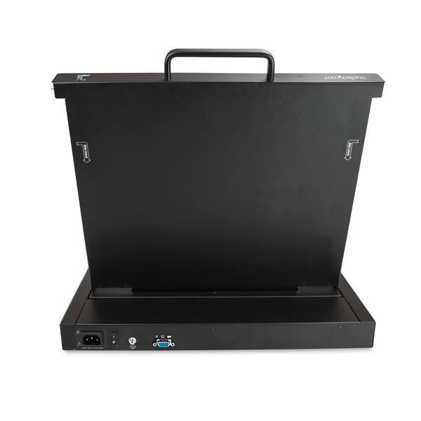 StarTech.com Console KVM per Armadio Rack - KVM Switch VGA - Monitor LCD 17" - Montabile a Rack - Cassetto KVM universale 1U LCD con cavi - Supporto USB - Tastiera Inglese - 50.000 MTBF (RKCONS1701) - Console KVM con switch KVM - 1 porte - USB - 17" - mon