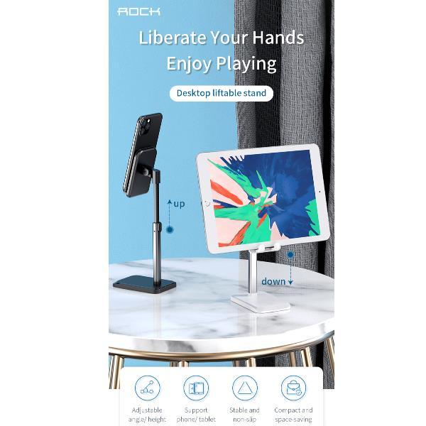 ROCK RPH0944WH STAND PER TELEFONO REGOLABILE