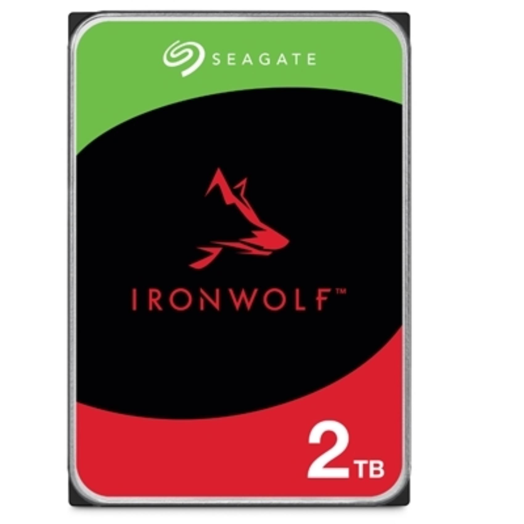 Seagate IronWolf ST2000VN003 - HDD - 2 TB - interno - 3.5" - SATA 6Gb/s - 5400 rpm - buffer: 256 MB - con 3 anni Seagate Recupero dei dati di salvataggio